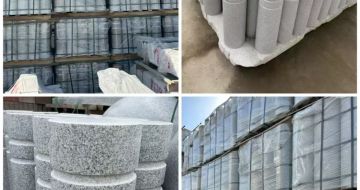 昌都 芝麻白花岗岩挡车柱、隔离柱多少钱