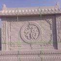 昌都 芝麻白花岗岩屏风，照壁，影壁