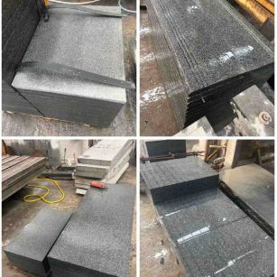昌都 芝麻黑地铺石材