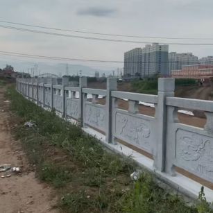 昌都 石材河道栏杆