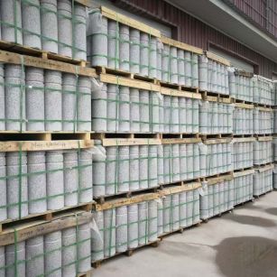 昌都 芝麻白挡车柱、阻车桩、隔离柱