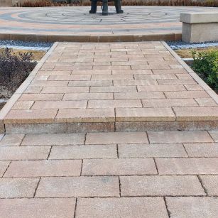 昌都仿古石铺装效果