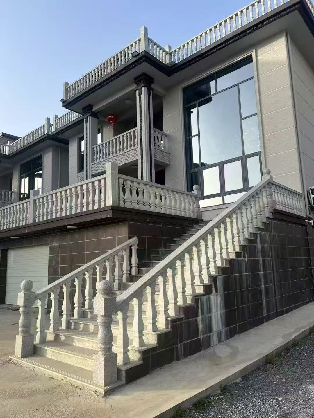 昌都 芝麻白别墅阳台栏杆，楼梯栏杆