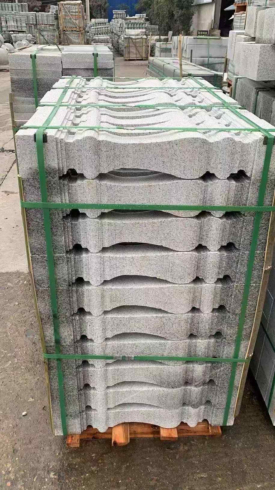 昌都 芝麻白方形拉丝面，栏杆花瓶柱