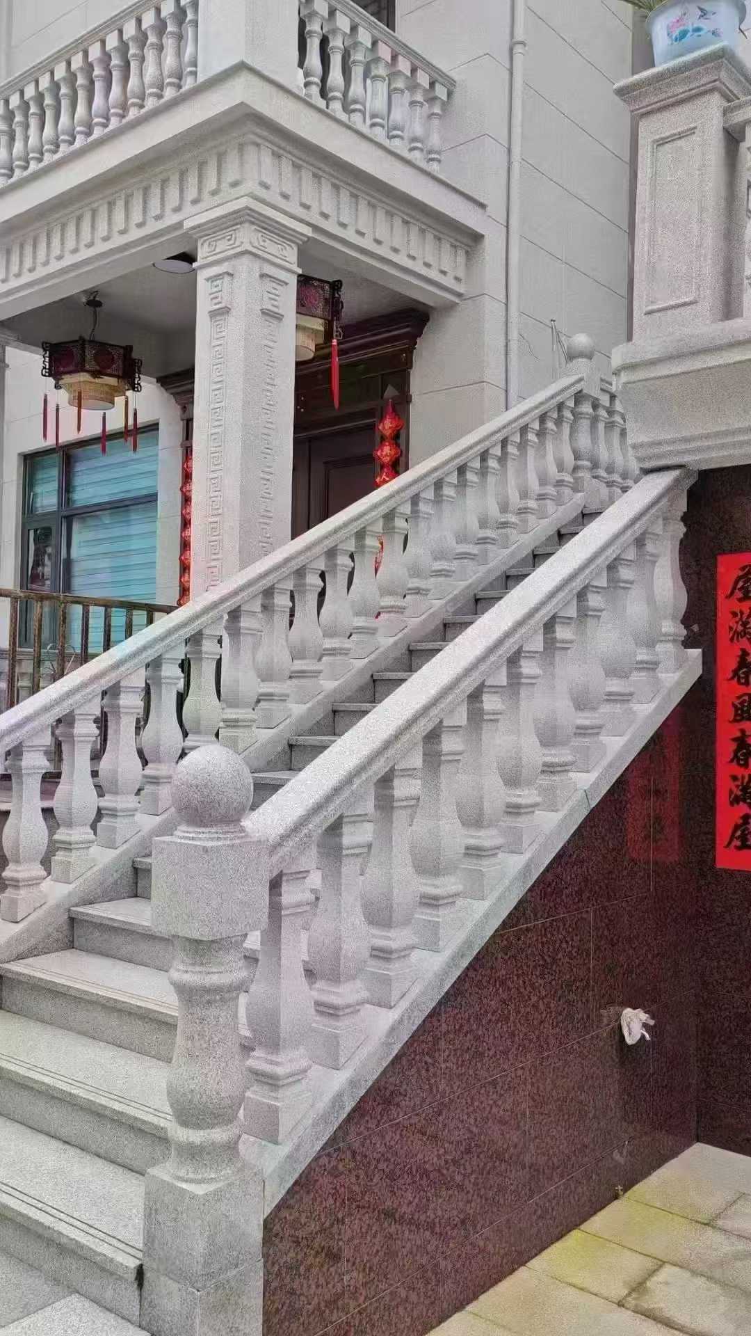 昌都 天然石材 阳台庭院护栏、栏杆