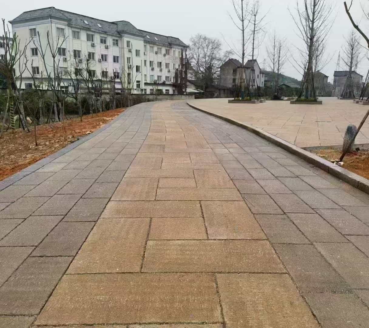 昌都仿古石铺装效果