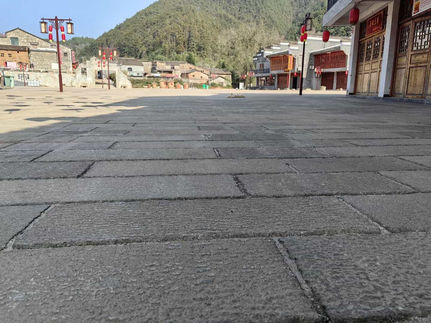 昌都仿古石铺装效果