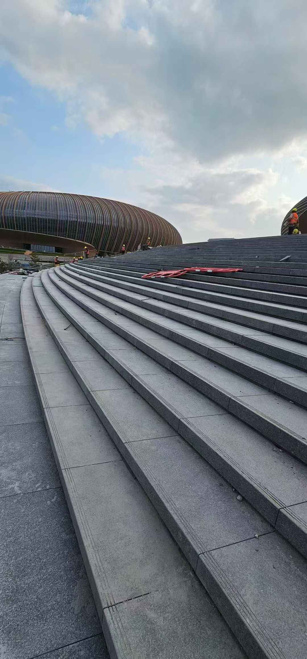 昌都 弧形整石台阶铺装效果图