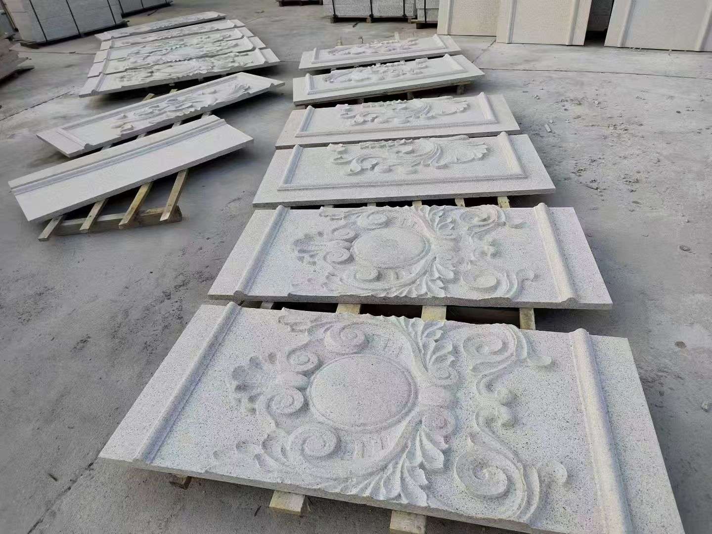 昌都 芝麻白干挂雕花板